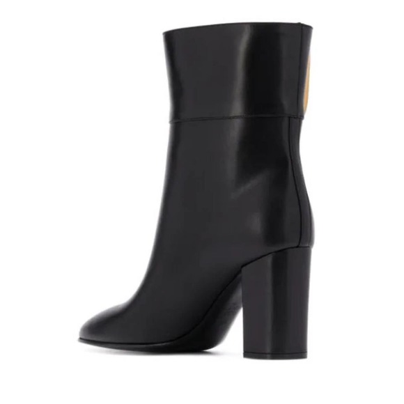 Valentino Garavani VLOGO block leather ankle boots - Picture 3 of 5